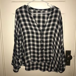 Flannel sweater